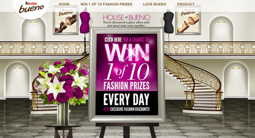 Ferrero House of Bueno fashion promotion