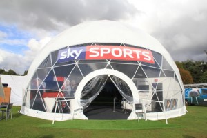 Sky Sports Dome at British Masters