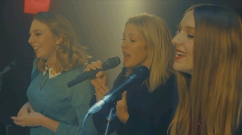 Ellie Goulding gave two fans a shock when she joined them for a live performance of her single, Army, as part of MasterCard's Priceless Surprises campaign.