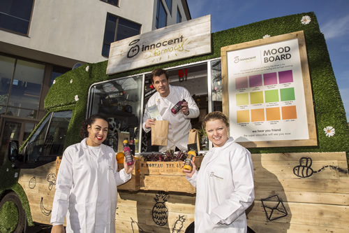 innocent drinks is encouraging UK consumers to try its new super smoothies by taking a roadshow on tour to three UK cities.