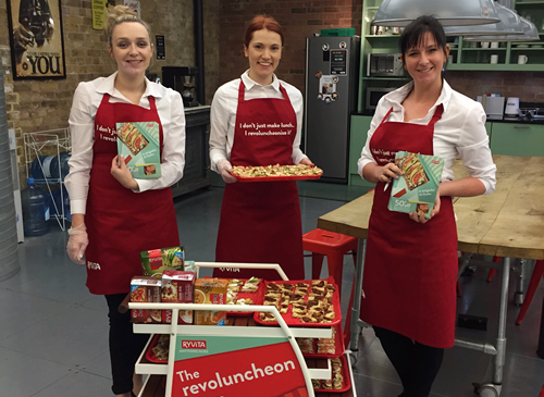 Ryvita has launched a new ‘Revoluncheon’ campaign, including experiential in city centres and offices in London, Manchester, Birmingham and Cardiff.