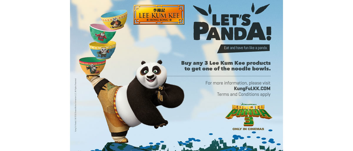 Chinese sauce brand Lee Kum Kee has partnered with Twentieth Century Fox and DreamWorks Animation's new movie, Kung Fu Panda 3, in a brand campaign.