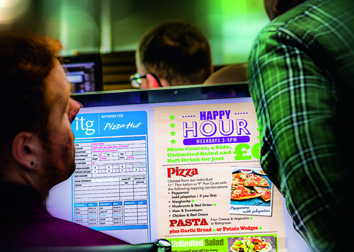 Pizza Hut has appointed marketing and technology company Inspired Thinking Group (ITG) to provide print and artwork services for its UK restaurants.