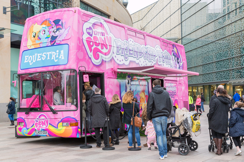 Hasbro is bringing the world of the My Little Pony franchise to life for the first time this spring with a unique roadshow experience across Britain.