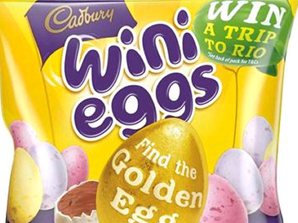 Mondelez is partnering ParalympicsGB with an instant-win promotion on its Cadbury Mini Eggs offering 10 five night family trips to Rio.