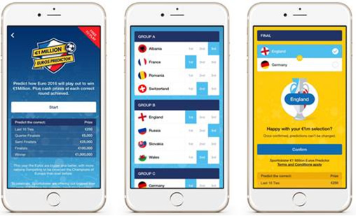 Sports social app Sportlobster is giving fans the chance to win €1m this summer with its €1 million Euros Predictor competition, which challenges consumers to predict the exact outcome of Euro 2016.