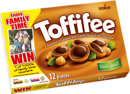 Storck UK is launching its first UK on pack promotion for its Toffifee brand, offering the chance for consumers to win money off family adventures.