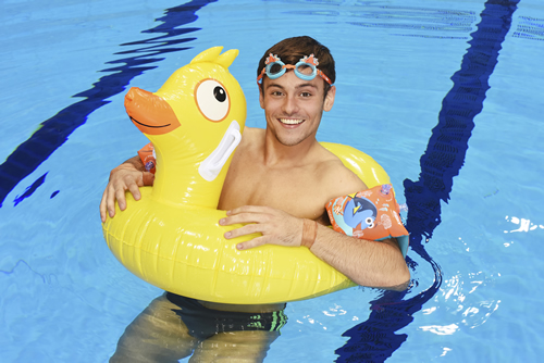 Tom Daley, Becky Adlington, the ASA and Change4Life are telling kids to ‘just keep moving’ with family swim sessions inspired by Disney·Pixar's Finding Dory