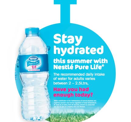 Nestlé Waters is running a exclusive retailer competition to find Britain’s ‘most hydrated community’ this August.