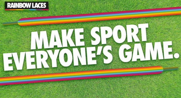 Adidas, Aon and Aviva are backing this year’s Rainbow Laces campaign, which is run by LGBT charity Stonewall UK to combat homophobia and transphobia in sport.