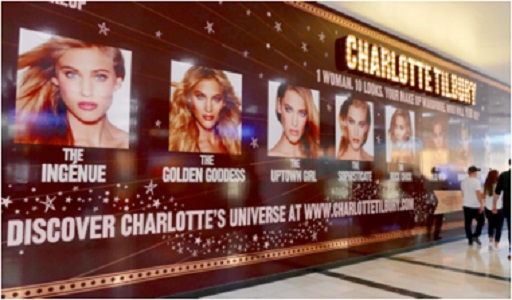 Charlotte Tilbury, the luxury cosmetics retailer, has launched what is claimed to be Westfield’s first ever interactive retail installation, to drive excitement and awareness of its new flagship store before it opens in Westfield White City later this month.