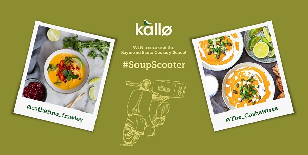 Kallø, the organic food brand, has launched another burst of its successful ‘Kallø Soup Scooter’ influencer-led social campaign, created by Exposure Digital. The activity aims to drive trial and awareness of the brand in the UK, encouraging consumers to cook with Kallø during its key winter and spring months. The activity, which targets food lovers, will run for three weeks and brings to life the brand’s existing message of ‘savour simple’ and its belief that great food and taste comes from using a few good ingredients rather than lots of complicated ones.