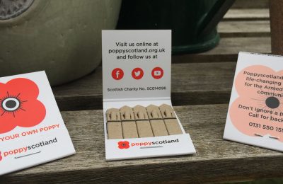 Charity Poppyscotland will be handing out free Seed Sticks which grow into red poppies when planted to the public at a wide range of events in the coming year as the charity seeks to promote its life-changing services for the Armed Forces community in a new way.