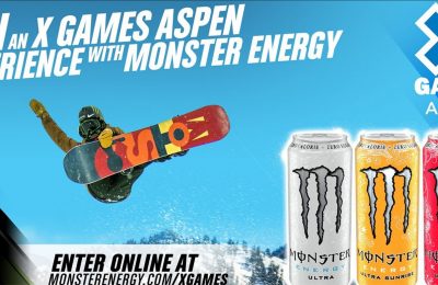 Monster Energy is running a UK promotion offering consumers the chance to win a trip to the Winter X Games extreme sports event in Aspen, Colorado, USA, in January 2017. Monster is a sponsor of the Winter X Games and also has a team which will be competing.