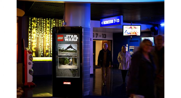 Lego is set to become the first client to capitalise on Primesight’s new ‘Primespot’ technology which takes the traditional ‘gold spot’ advertising seen on-screen before a film into the foyer, maximising exposure to the target audience.