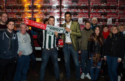 Budweiser, the Official Beer of The Emirates FA Cup, made good on its promise to recognise the loyalty and commitment of the fans which delivered the biggest upset in the Third Round of the tournament by giving Plymouth Argyle football fans thousands of free beers in recognition of their team’s fear in securing a draw at Liverpool FC’s home ground, Anfield and the fans’ dedication – many of them made a 580 mile round trip to cheer their team on.