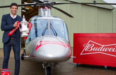 Budweiser is to reward the fans of the football team which achieves the greatest against-the-odds upset in the Third Round of the FA Cup this weekend with free beer, delivered by a helicopter with FA Cup winner David James on board.