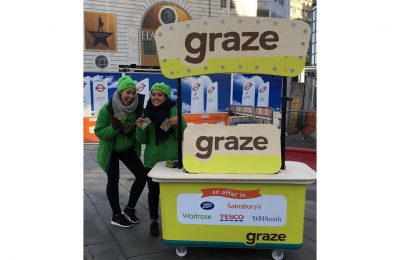 Healthy food brand Graze is giving out one million samples to raise awareness about its on-the-go snack food range, sold through retailers in London.