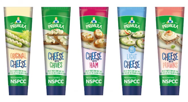 Primula Cheese is encouraging its customers to dream big this spring with the launch of a limited-edition tube design which will raise funds for UK children’s charity, the NSPCC.
