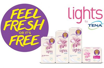 lights by Tena, the feminine hygiene product from SCA, has launched a new money back guarantee to raise awareness of the brand and its range of purpose-made products for light bladder weakness.