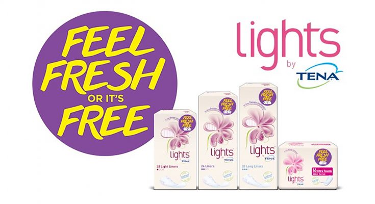 lights by Tena, the feminine hygiene product from SCA, has launched a new money back guarantee to raise awareness of the brand and its range of purpose-made products for light bladder weakness.