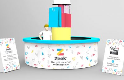 Zeek, a website and app that lets consumers buy and sell unwanted gift cards, is launching a one-day pop-up shop offering consumers the chance to swap their unwanted Christmas gift cards for the equivalent amount in cash – or donate the equivalent amount to charity.
