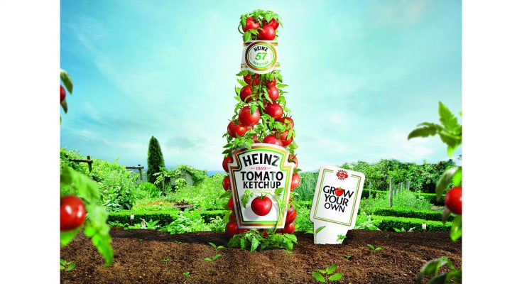 Heinz Tomato Ketchup is launching its ‘Grow Your Own’ promotional campaign from March 2017 and will be giving 500,000 seed packets to schools and consumers.
