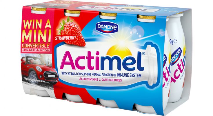 Actimel, the yogurt drink brand from Danone, is giving consumers the chance to win one of three MINI Cooper Convertibles as part of its ‘Lift the lid off winter’ campaign, which aims to encourage people to stay positive in the face of the elements and lower temperatures.