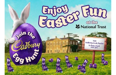 Mondelēz-owned confectionery brand Cadbury is again partnering the National Trust and National Trust for Scotland for the Cadbury’s Great British Egg Hunt campaign. The annual Easter egg hunt, which launches on Friday 14th April and runs nationwide over the Easter weekend, forms part of Cadbury’s wider seasonal campaign.