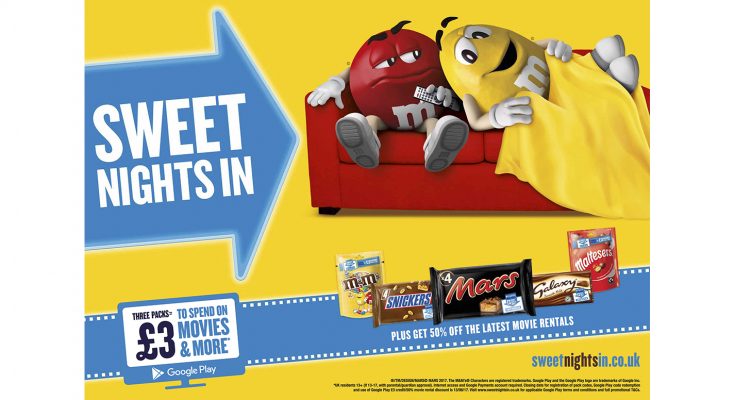 Mars Chocolate UK has updated its annual film-related on pack promotion through a partnership with Google Play which sees the confectionery giant offering consumers money off films as well as discounts off TV shows, books, music and apps.