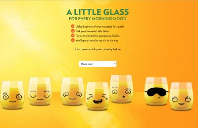 Tropicana has launched another on-pack promotion to encourage people to enjoy a ‘Little Glass’ of fruit juice as part of a healthy and balanced diet and is giving away one character glass for every three promotional packs purchased.