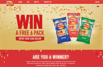 Walkers has announced its biggest-ever on-pack promotion, offering a range of cash prizes with a guaranteed prize pool of £2m.