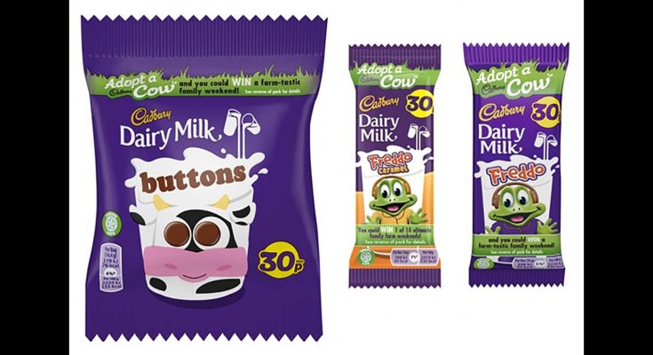 Cadbury’s latest on-pack promotion offers families the chance to adopt one of 20 cows and enter a draw to win a family farmyard weekend away to meet the animal.