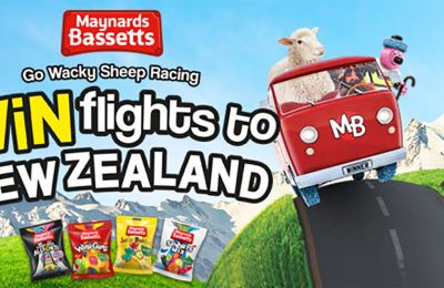 Mondelez International is launching an on-pack promotion for its Maynards Bassetts range which gives consumers the chance to win a ‘bonkers day out’, including a trip to the Wacky Sheep Race event in New Zealand.