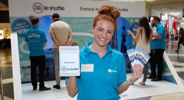 Eurotunnel Le Shuttle has just run a two-week experiential campaign at Bluewater and Lakeside shopping centres to promote the benefits of travelling to Europe by car via the Channel Tunnel.