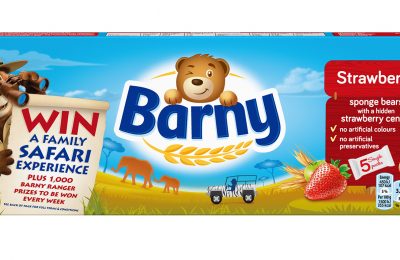 Children’s biscuit brand Barny is launching a new on-pack promotion, Rangers, which offers consumers the chance to win the top prize of a five-night family safari to Kruger National Park in South Africa, plus 500 Barny binoculars and 500 Discovery Diary activity books to be won every week.