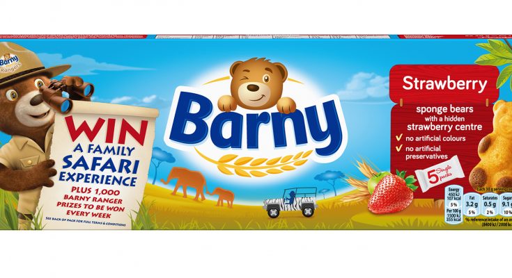 Children’s biscuit brand Barny is launching a new on-pack promotion, Rangers, which offers consumers the chance to win the top prize of a five-night family safari to Kruger National Park in South Africa, plus 500 Barny binoculars and 500 Discovery Diary activity books to be won every week.