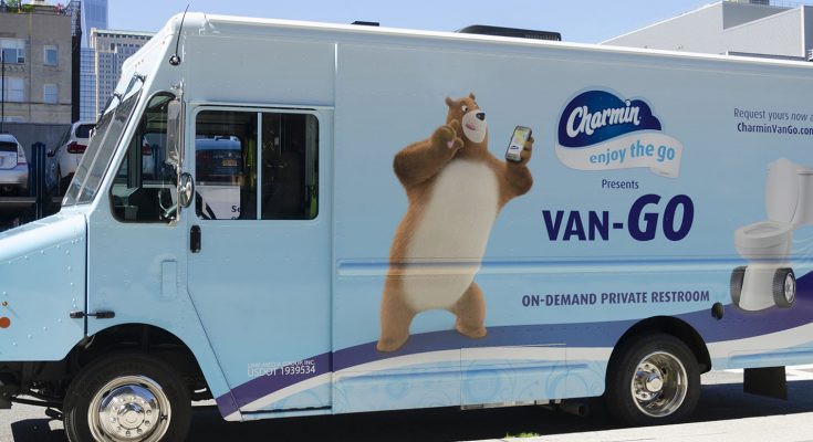 Procter & Gamble-owned toilet paper brand Charmin offered New Yorkers their own private and personal toilet facilities last week, with the launch of Charmin Van-GO, the first-ever on-demand mobile bathroom service.