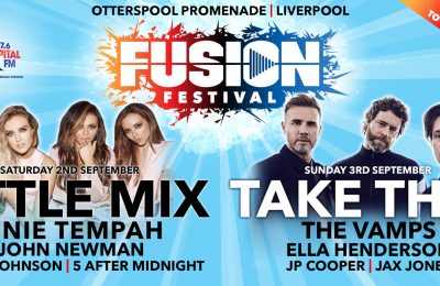 McDonald’s and Cadbury have both signed up as brand partners for the fifth Fusion Festival, taking place this year over the weekend of September 2-3 in Liverpool. Capital FM is again official media partner.