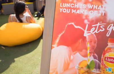Lipton, the UK’s No.1 Ice Tea brand, is visiting city centres nationwide for a 23-day roadshow, as part of its ‘Let’s Go’ summer campaign.