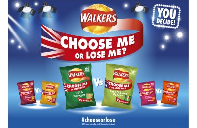 Walkers has launched yet another flavour campaign, this time pitting three UK flavours against three from around the world, with consumers being asked to vote to swap one for the other.