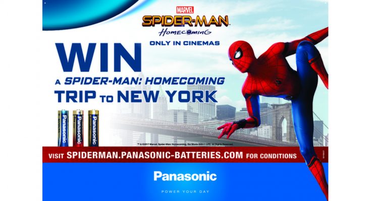 Panasonic has launched an on-pack promotion in the UK in conjunction with the release of the Sony film, Spider-Man: Homecoming.