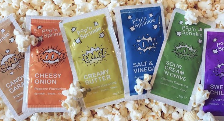 Movie fans across England, Scotland and Ireland visiting selected Vue Cinemas are being offered free samples of new Pop’n Sprinkle popcorn flavouring.