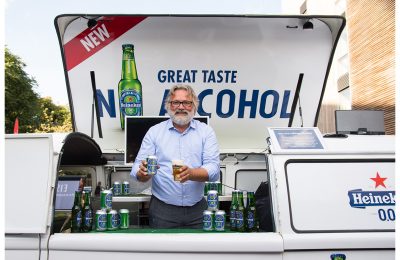 Heineken 0.0 alcohol-free lager was one of the sponsors for the first-ever Mindful Drinking Festival in mid-August.