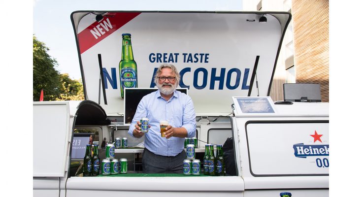 Heineken 0.0 alcohol-free lager was one of the sponsors for the first-ever Mindful Drinking Festival in mid-August.
