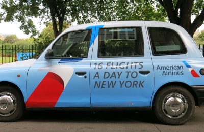 A new American Airlines campaign to drive awareness of its product and network offering from London has become the first of its kind to utilise geofencing technology with a moving object – in this case, a London black taxicab.