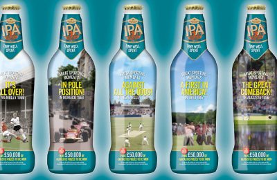 Greene King, the official beer sponsor of English cricket and grass-roots rugby, is hosting a major sports-themed nationwide on-pack promotion, created and implemented by Farnham-based marketing agency Ten Feet Tall.