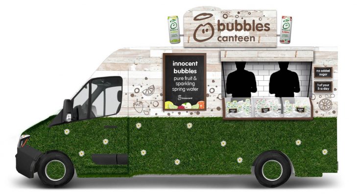 Soft drinks brand innocent, which is owned by Coca-Cola, is supporting its recently-launched innocent Bubbles range with an experiential roadshow and sampling campaign across London.