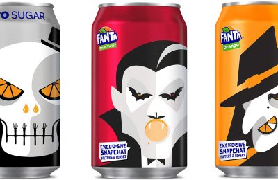 Coca-Cola European Partners (CCEP) has launched its biggest-ever Halloween campaign for Fanta, including exclusively designed packaging, smaller 150ml can multipacks, an advertising and experiential marketing campaign and on-pack codes to unlock special Halloween Snapchat filters.