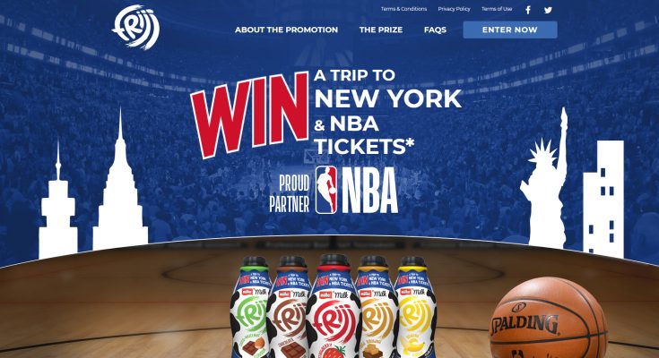 Dairy company Müller has expanded its partnership with the US National Basketball Association (NBA) to offer consumers the chance to win a trip to New York for themselves and three guests, including tickets to an NBA game via two on-pack promotions across Müller Rice packs and Frijj bottles.